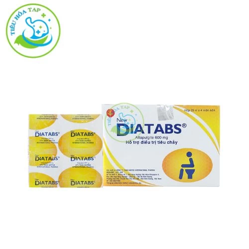 New Diatabs - Hộp 25 vỉ x 4 viên